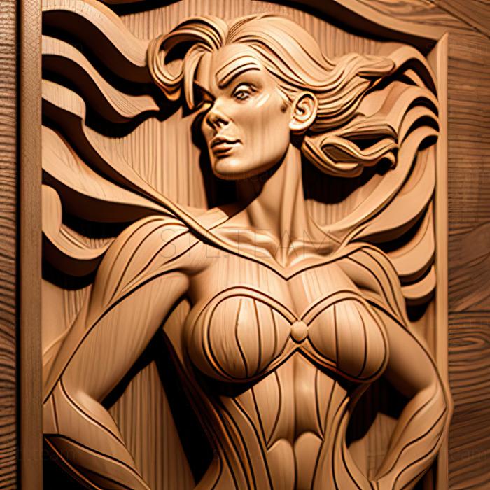 3D модель St Power Girl Всесвіт DC (STL)